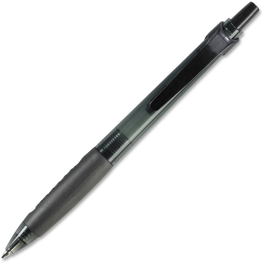 PEN,RETRACTABLE,GRIP,MED,BK