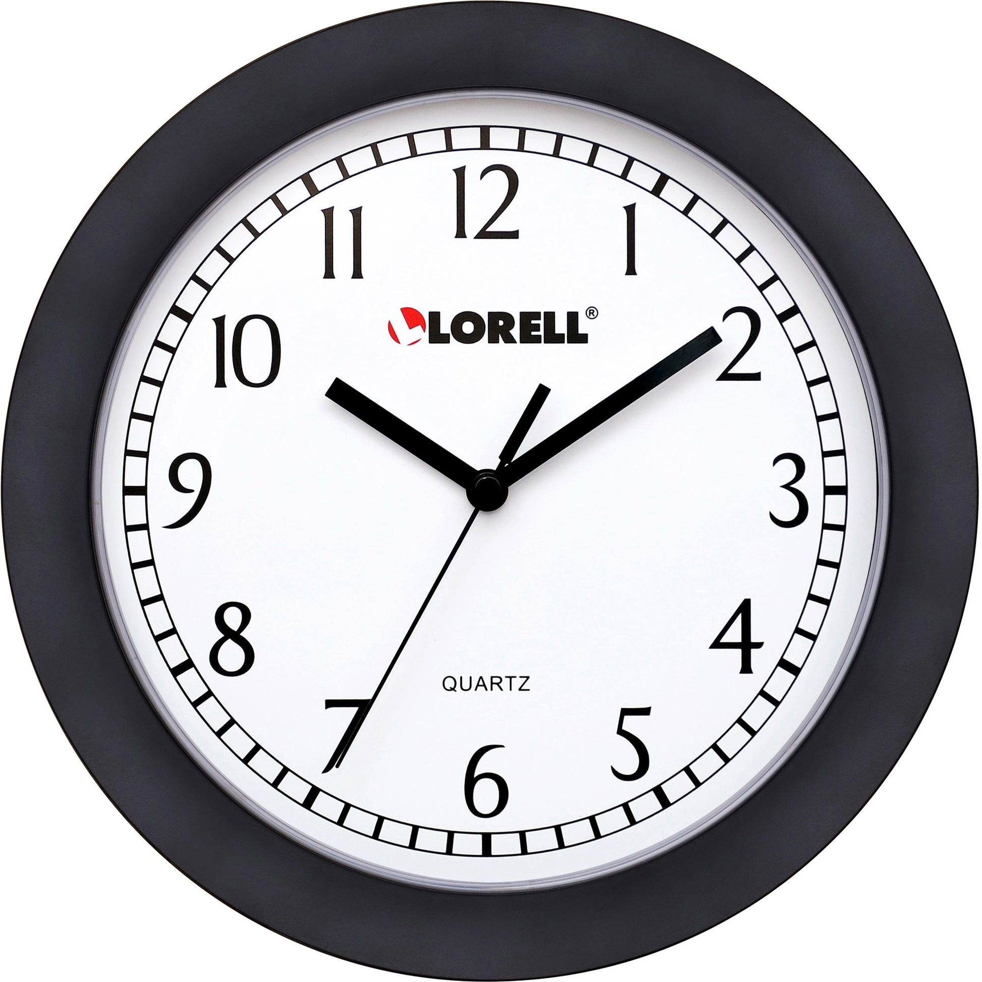 Lorell 9" Round Profile Wall Clock