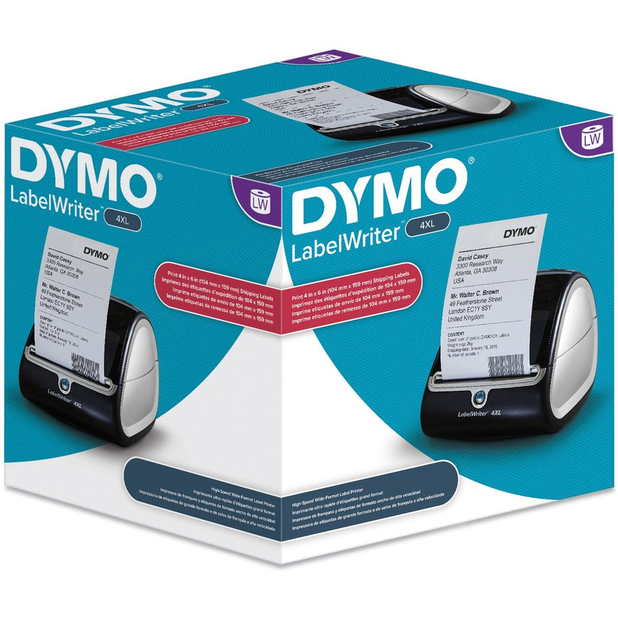 Dymo LabelWriter 4XL Desktop Direct Thermal Printer - Monochrome - Label Print - USB - Silver - 1755120