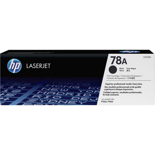 HP 78A (CE278A) Original Toner Cartridge - Single Pack - Black