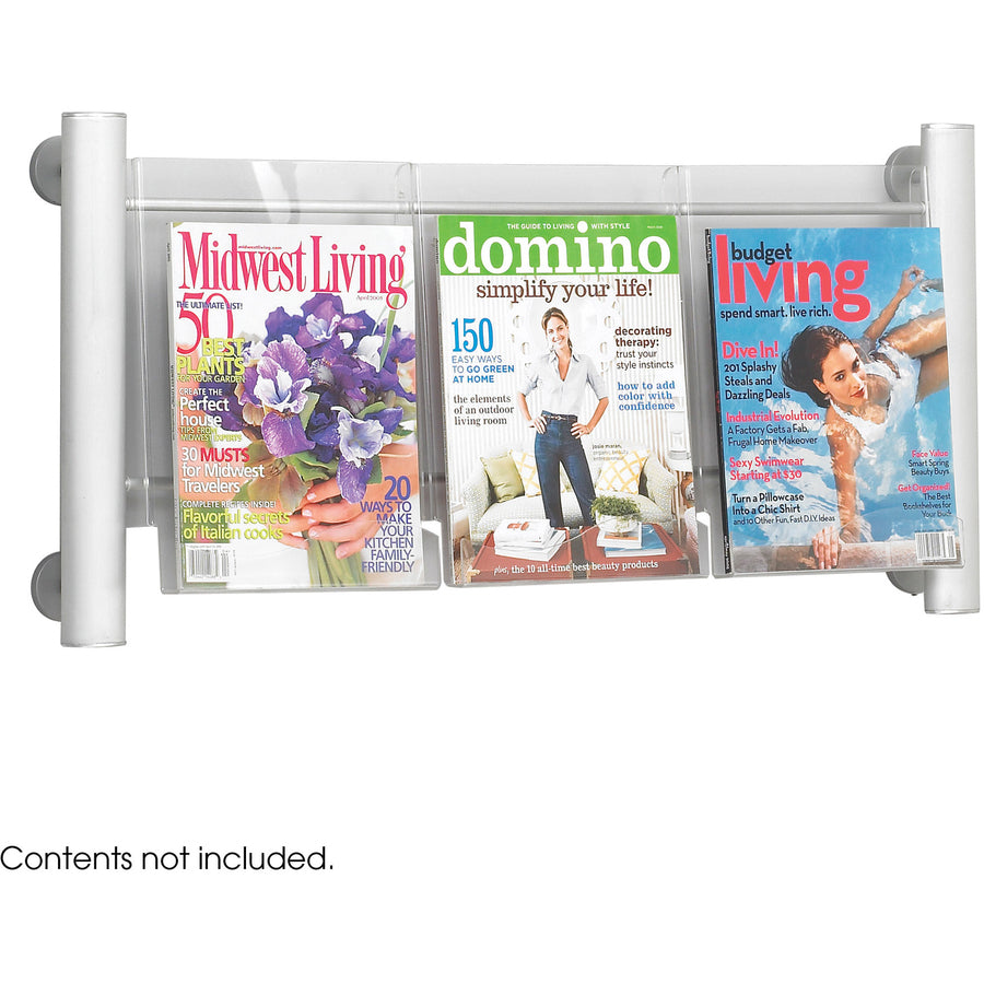 MAGAZINE RACK LUXE 3-POCKET