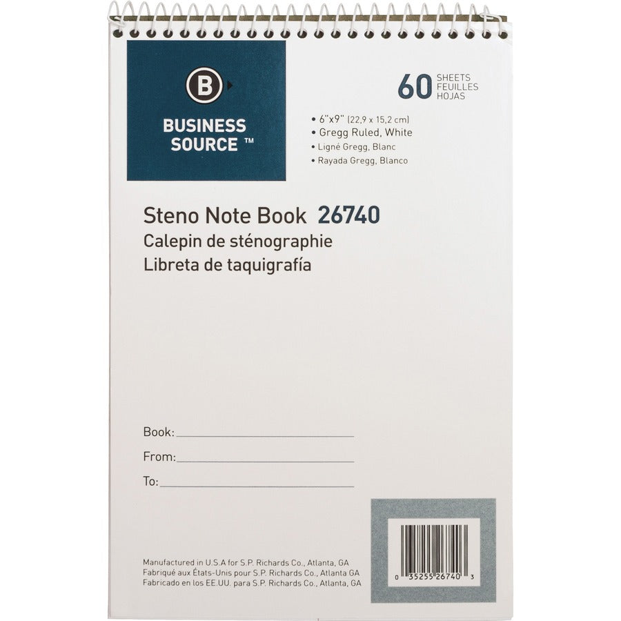 Business Source Steno Notebook - 26740