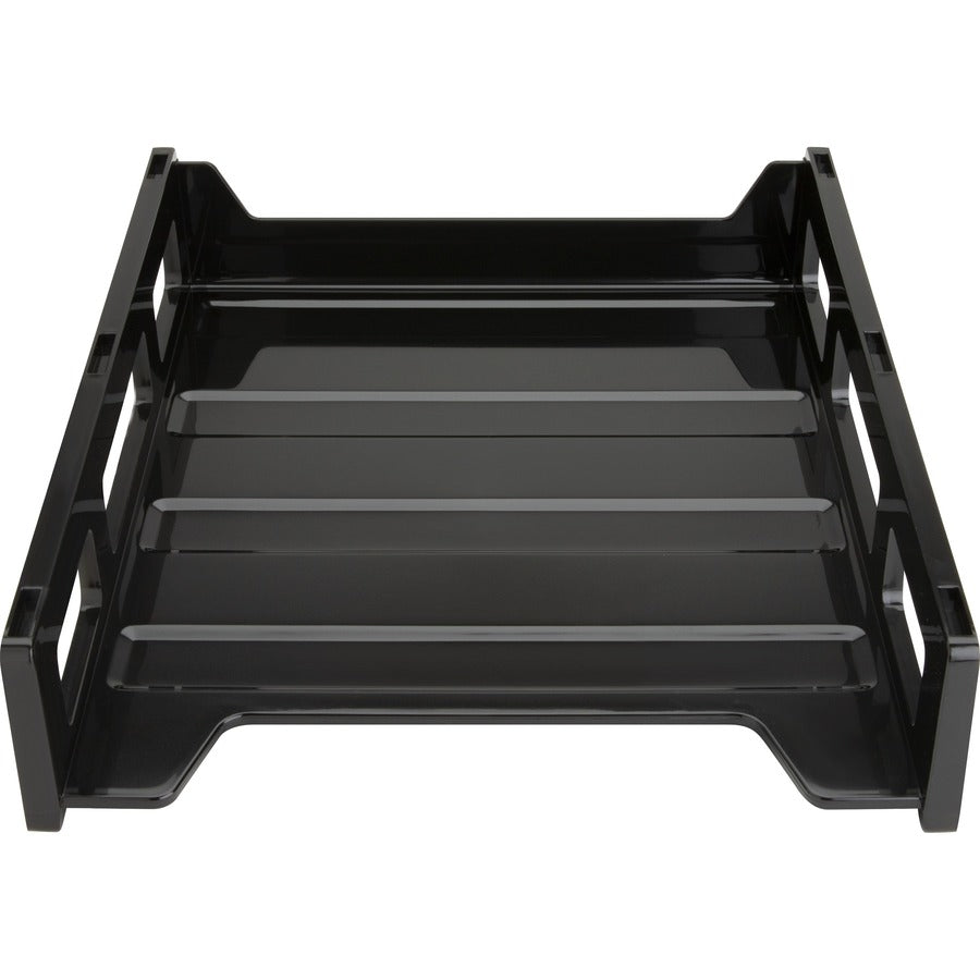 Business Source Front-Load Stackable Letter Tray - 62884