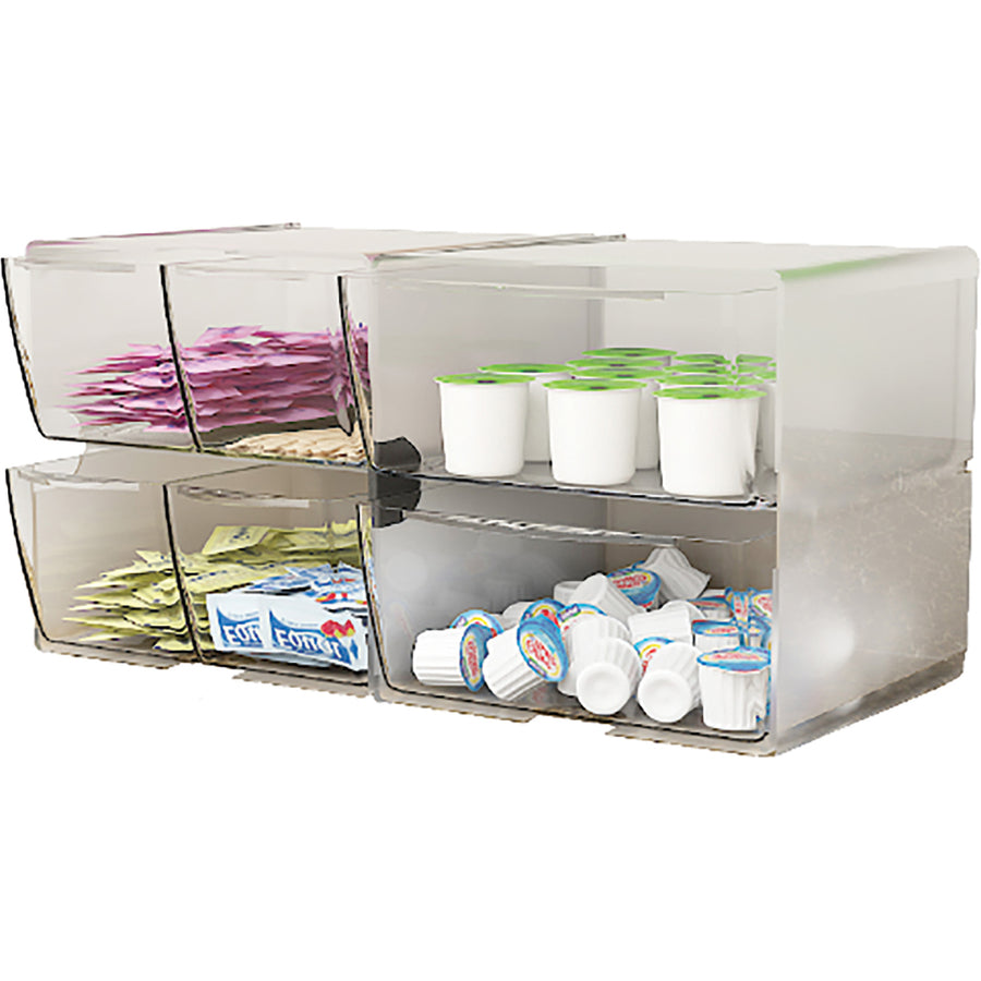 CUBE, 2-DRAWER          *CLEAR