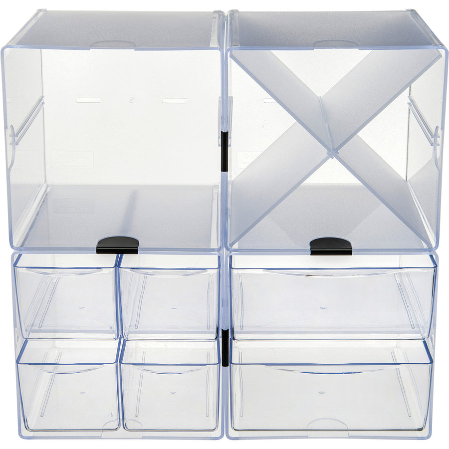 CUBE, 2-DRAWER          *CLEAR