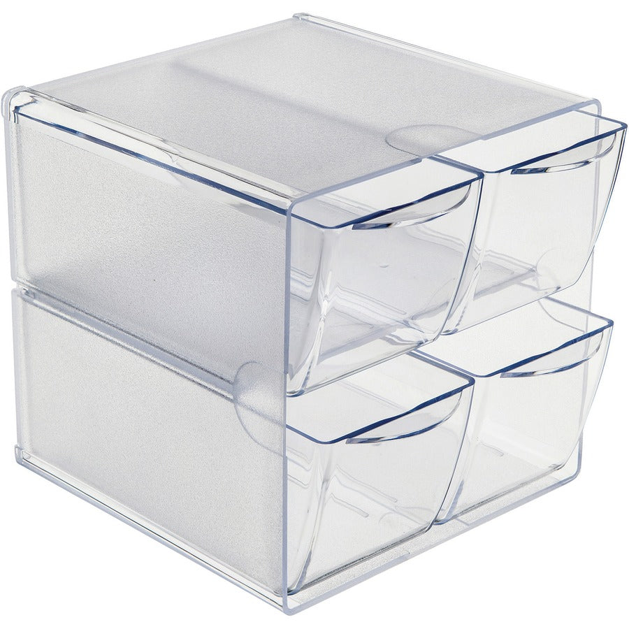 CUBE, 4-DRAWER          *CLEAR