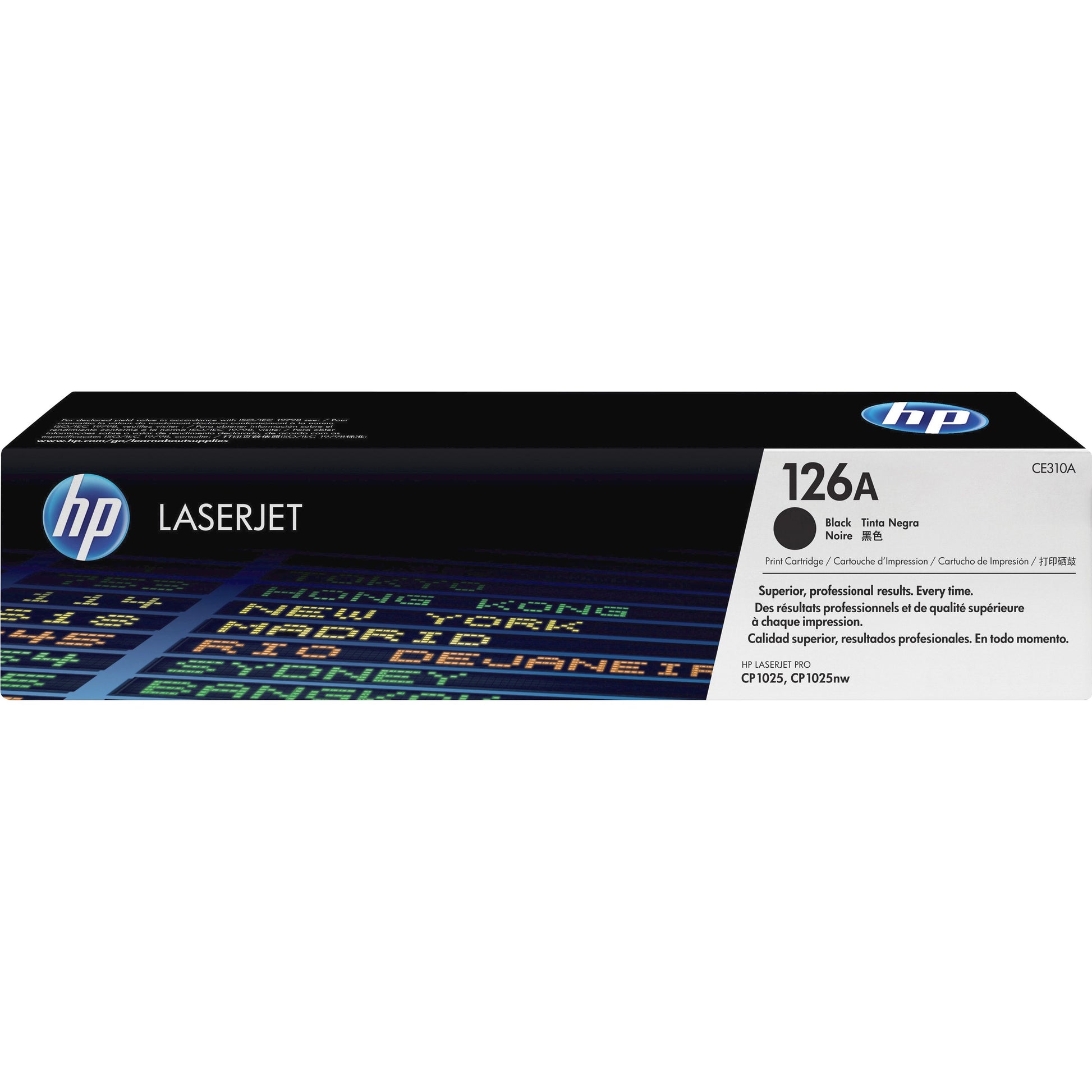 HP 126A (CE310A) Original Toner Cartridge - Single Pack - Black