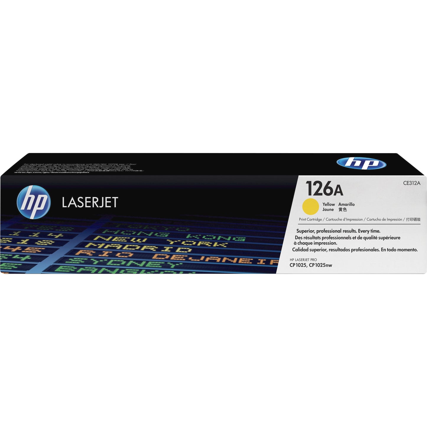 HP 126A (CE312A) Original Toner Cartridge - Single Pack - Yellow