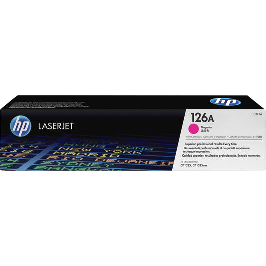 HP 126A (CE313A) Original Toner Cartridge - Single Pack - Magenta