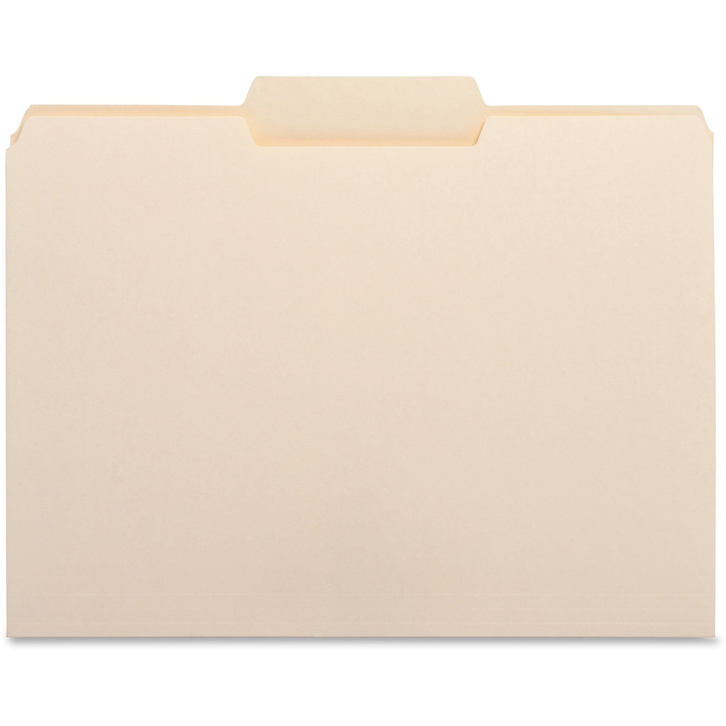 Business Source 1/3 Tab Cut Letter Recycled Top Tab File Folder