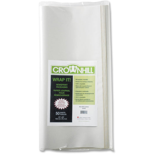 Crownhill 82436 Copy & Multipurpose Paper - White - Recycled - 100% Recycled Content