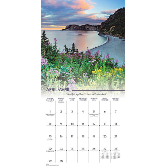 At-A-Glance Canadian Landscape Wall Calendar