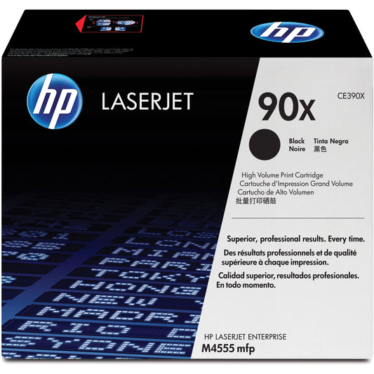 HP 90X (CE390X) Original Toner Cartridge - Single Pack - Black
