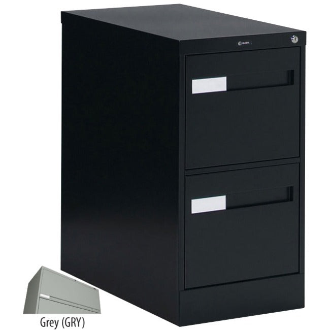 Global 2600 Plus Vertical File Cabinet - 2-Drawer