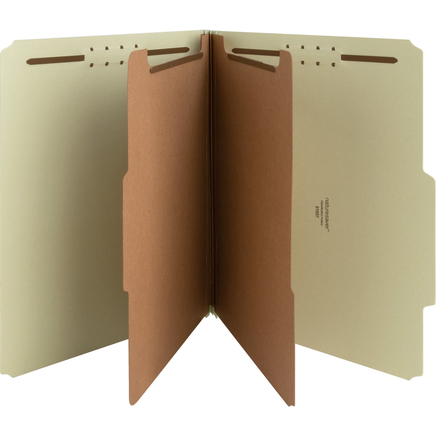 Nature Saver 2/5 Tab Cut Letter Recycled Classification Folder