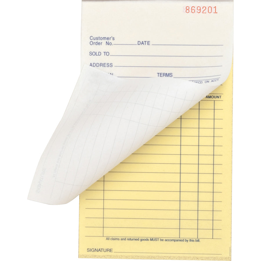 Business Source All-purpose Carbonless Forms Book - 39550