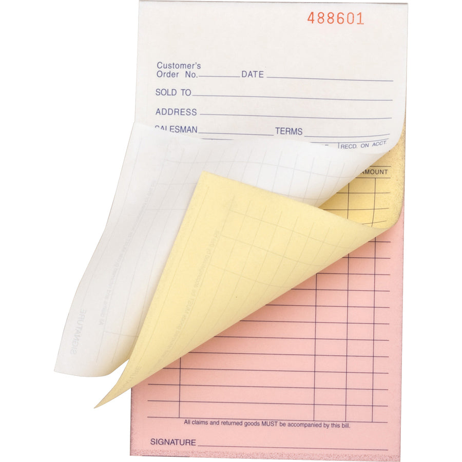 Business Source All-purpose Carbonless Triplicate Forms - 39551