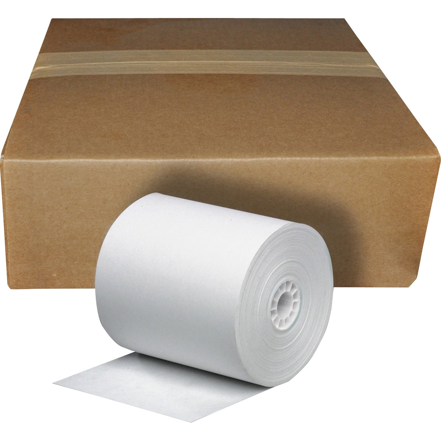 Business Source Cash Register Roll - White