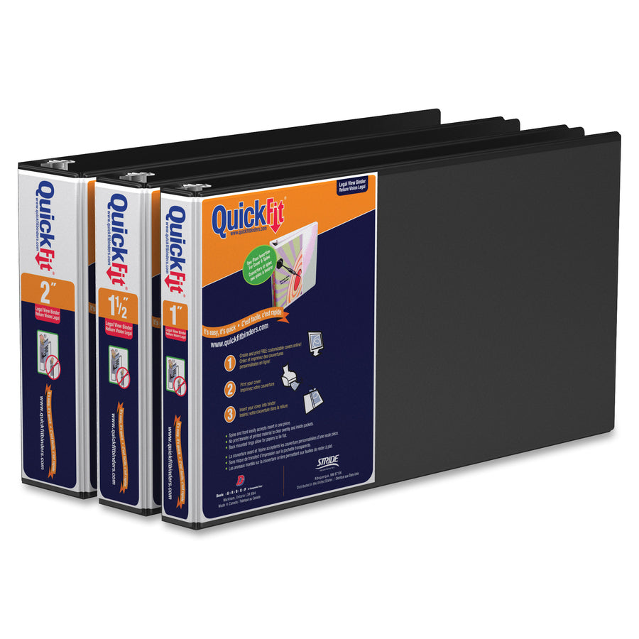 BINDER QUICKFIT R-R 2" BK LGL