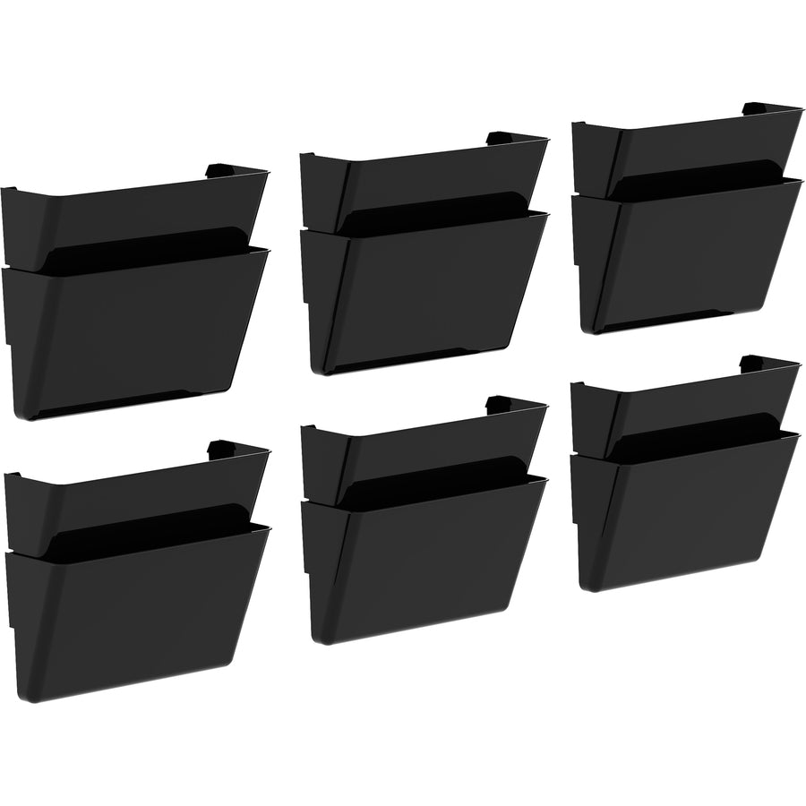 POCKET WALL LEGAL BLK, 2/PK