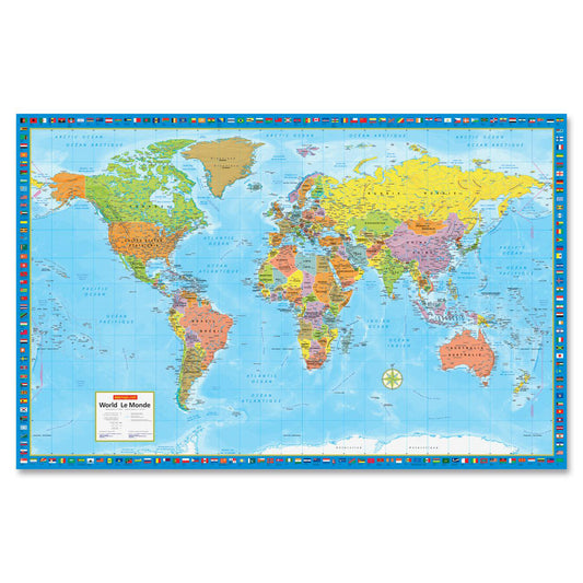 CCC Super Large Wall Map