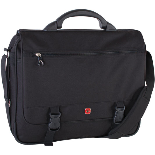 SwissGear Carrying Case (Messenger) for 15.6" Notebook - Black