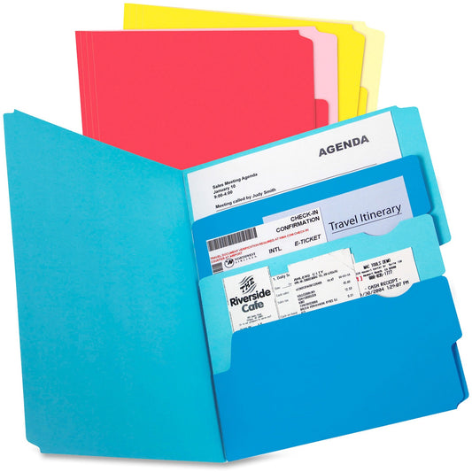 Pendaflex Divide It Up Letter Recycled Top Tab File Folder