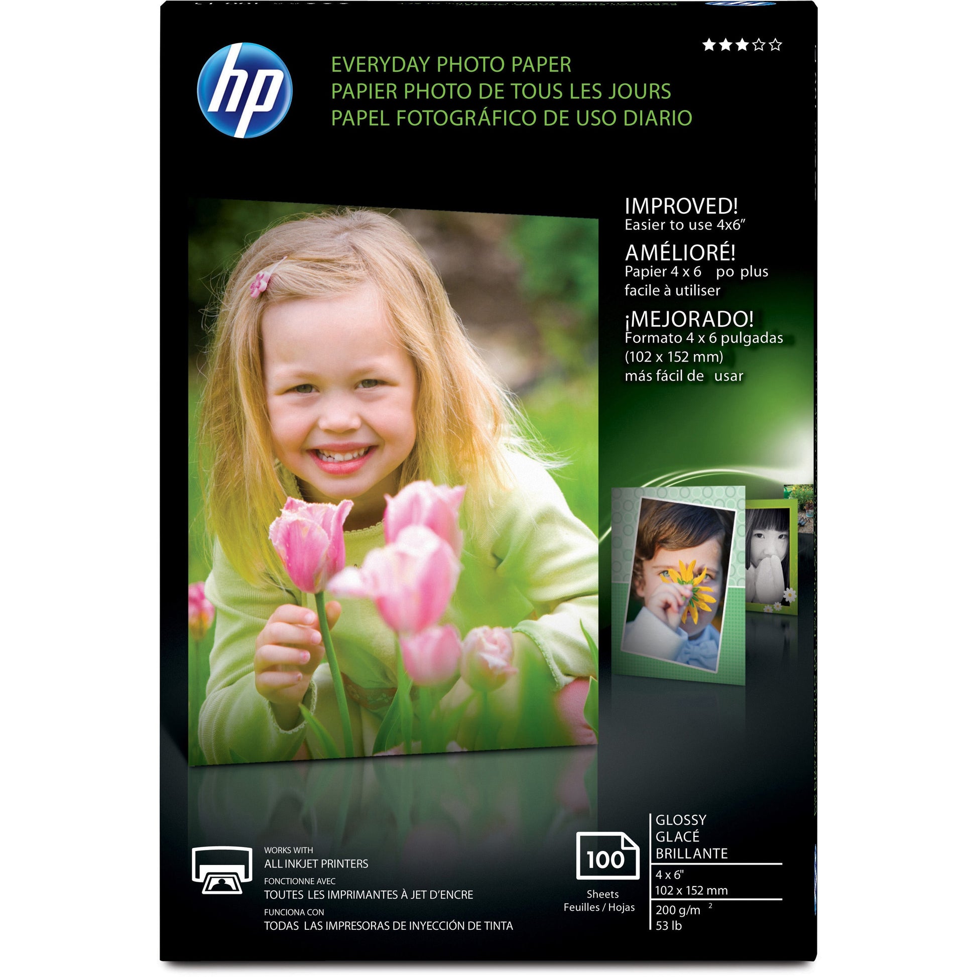 HP Everyday Inkjet Photo Paper - White