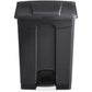 WASTEBSKT STEP-ON 17gal *BLACK