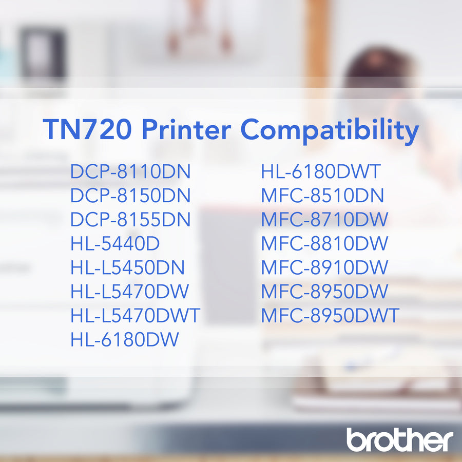 Brother TN720 Original Toner Cartridge - TN720