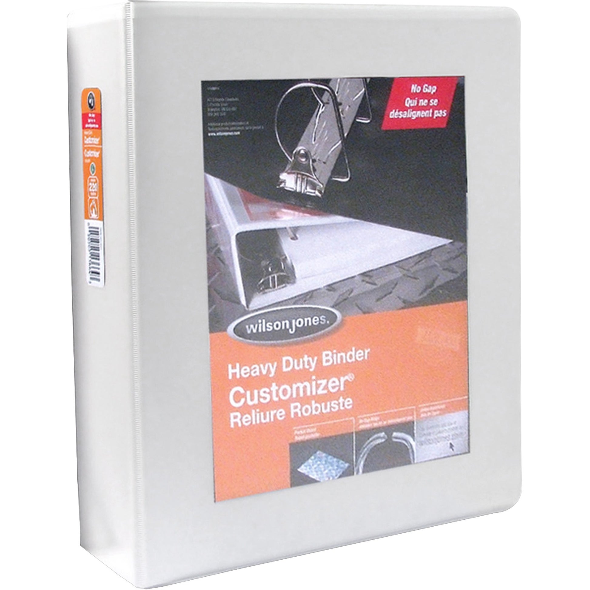 Wilson Jones ENVI Heavy-duty Customizer D-ring View Binder