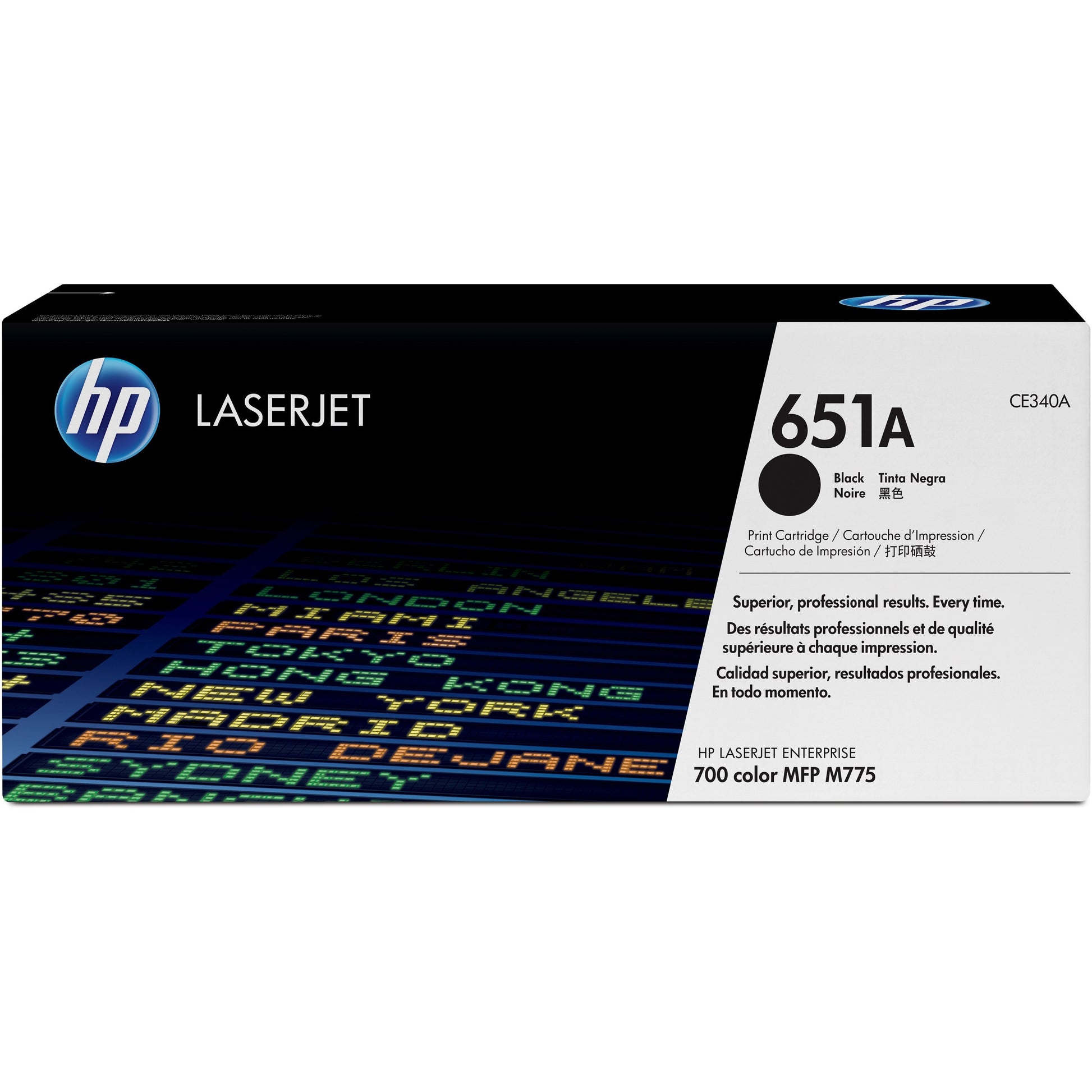 HP 651A (CE340A) Original Toner Cartridge - Single Pack - Black