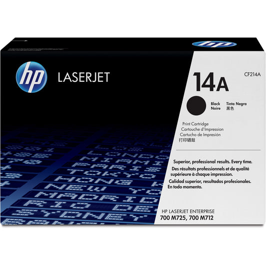 HP 14A (CF214A) Original Toner Cartridge - Single Pack - Black