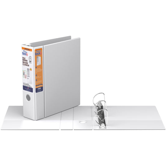 QuickFit D-Ring Deluxe File Binder