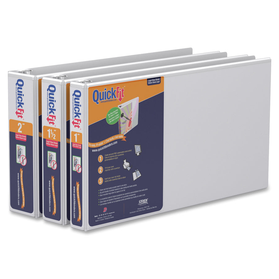 QuickFit QuickFit Round Ring Deluxe Letter Spreadsheet Binder - 97120