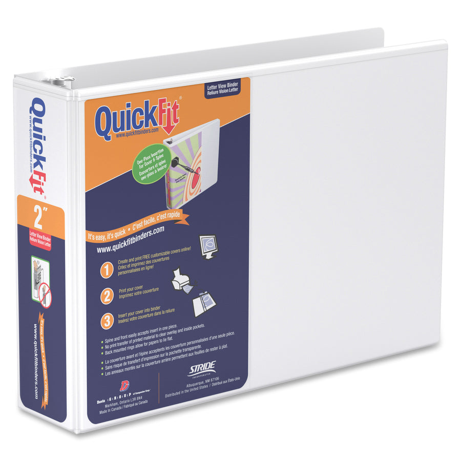 QuickFit QuickFit Round Ring Deluxe Letter Spreadsheet Binder - 97130