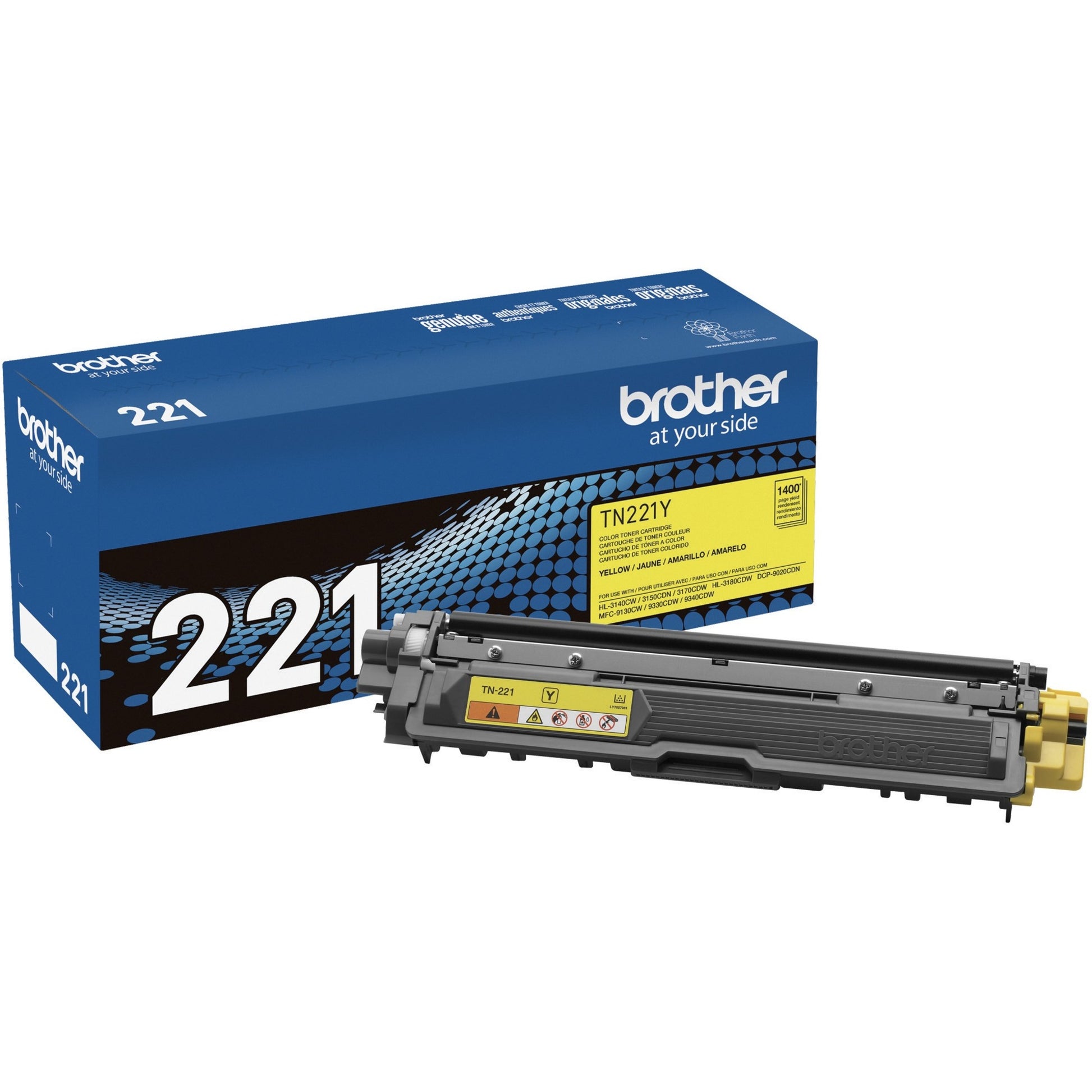 Brother TN221Y Original Toner Cartridge