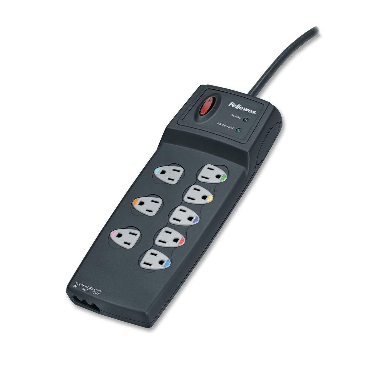 Fellowes 8 Outlets Surge Suppressor