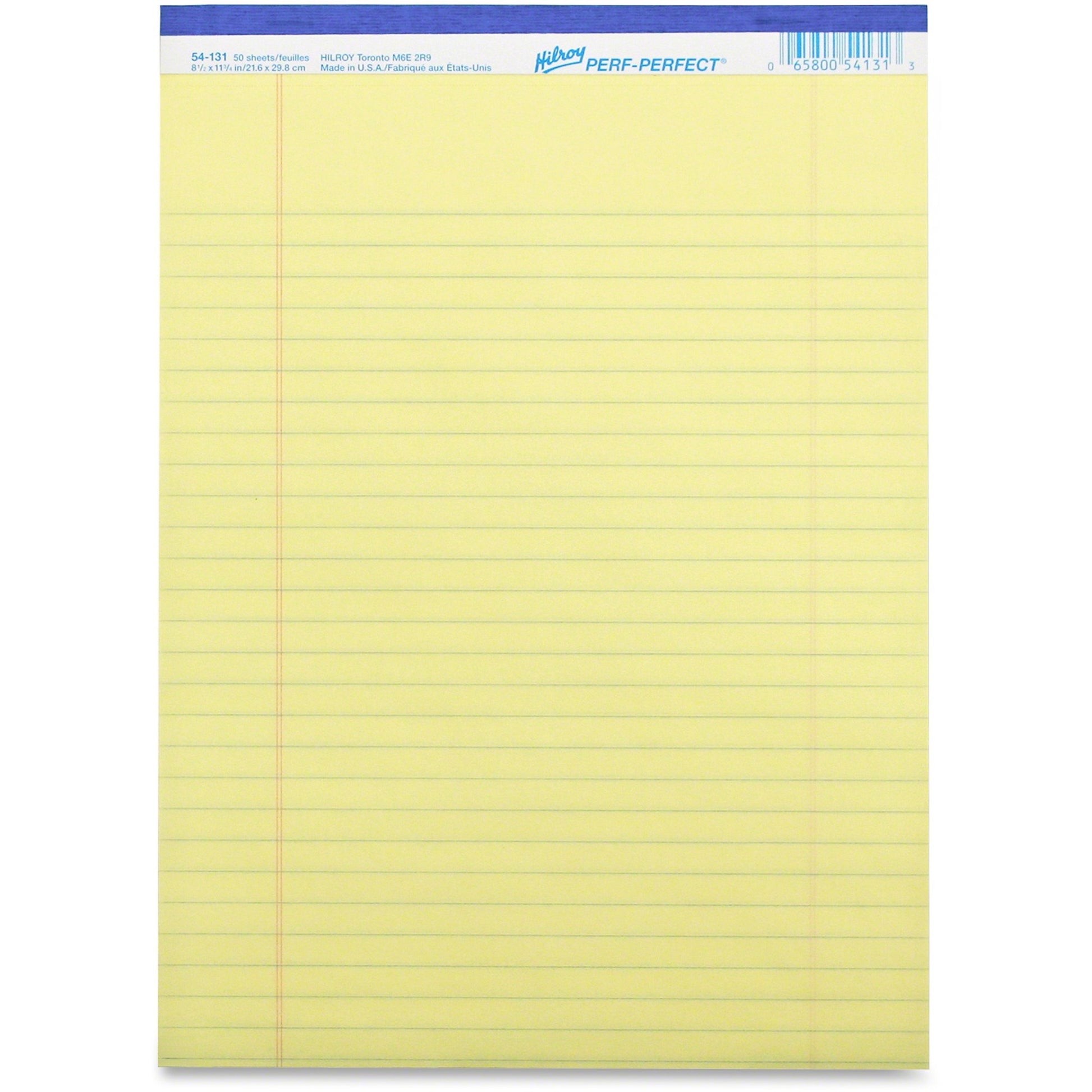 Hilroy Micro Perforated Business Notepad