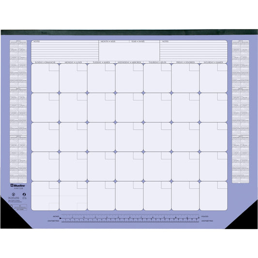 Blueline Blueline Undated Monthly Desk Pad Calendar