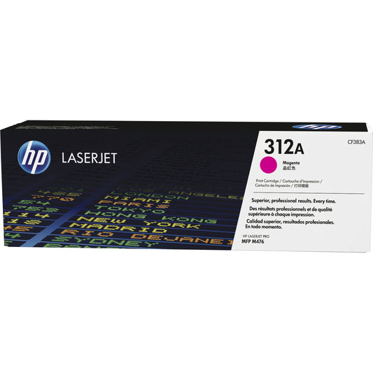 HP 312A (CF383A) Original Toner Cartridge - Single Pack - Magenta