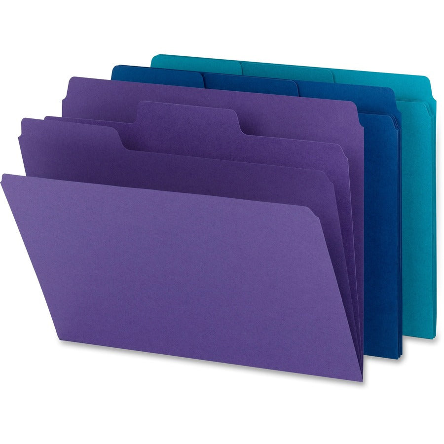 FOLDER LTR 2-DIV SUPERTAB*3/PK