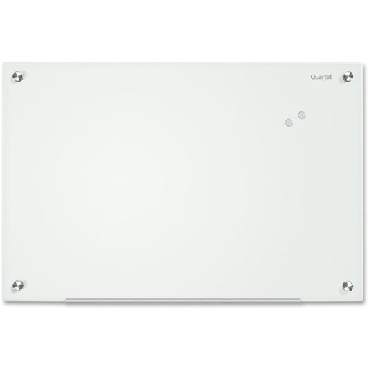 Quartet Infinity Magnetic Glass Dry-Erase Board, White, 2' x 1.5'