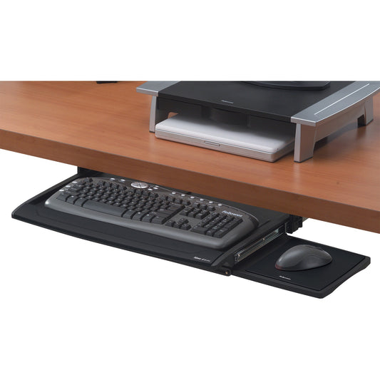 Fellowes Deluxe Keyboard Drawer With Soft Touch Wrist Rest