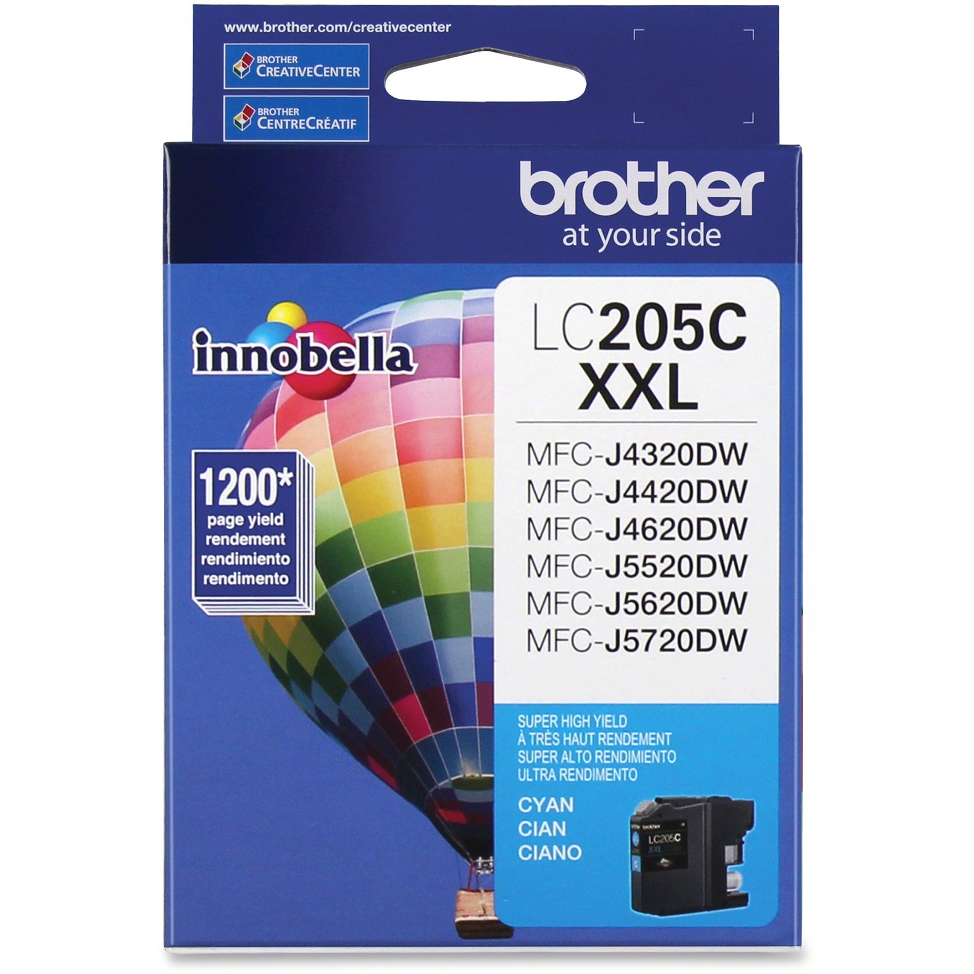 Brother Innobella LC205CS Original Ink Cartridge - Cyan