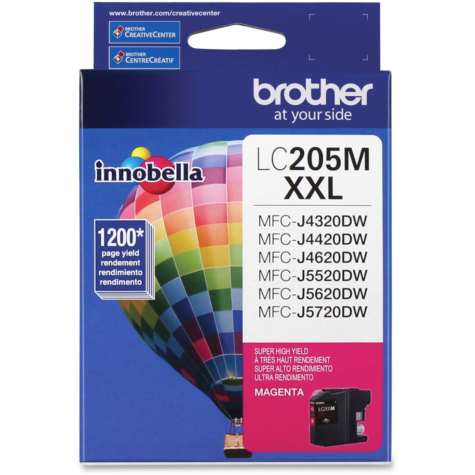 Brother Innobella LC205MS Original Ink Cartridge - Magenta