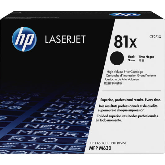 HP 81X (CF281X) Original Toner Cartridge - Single Pack - Black