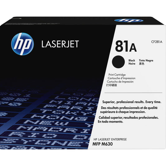 HP 81A (CF281A) Original Toner Cartridge - Single Pack - Black