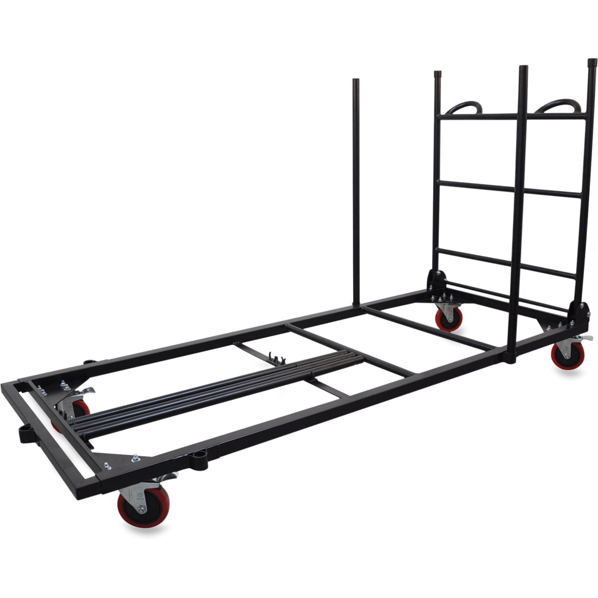 Lorell Blow Mold Rectangular Table Trolley Cart