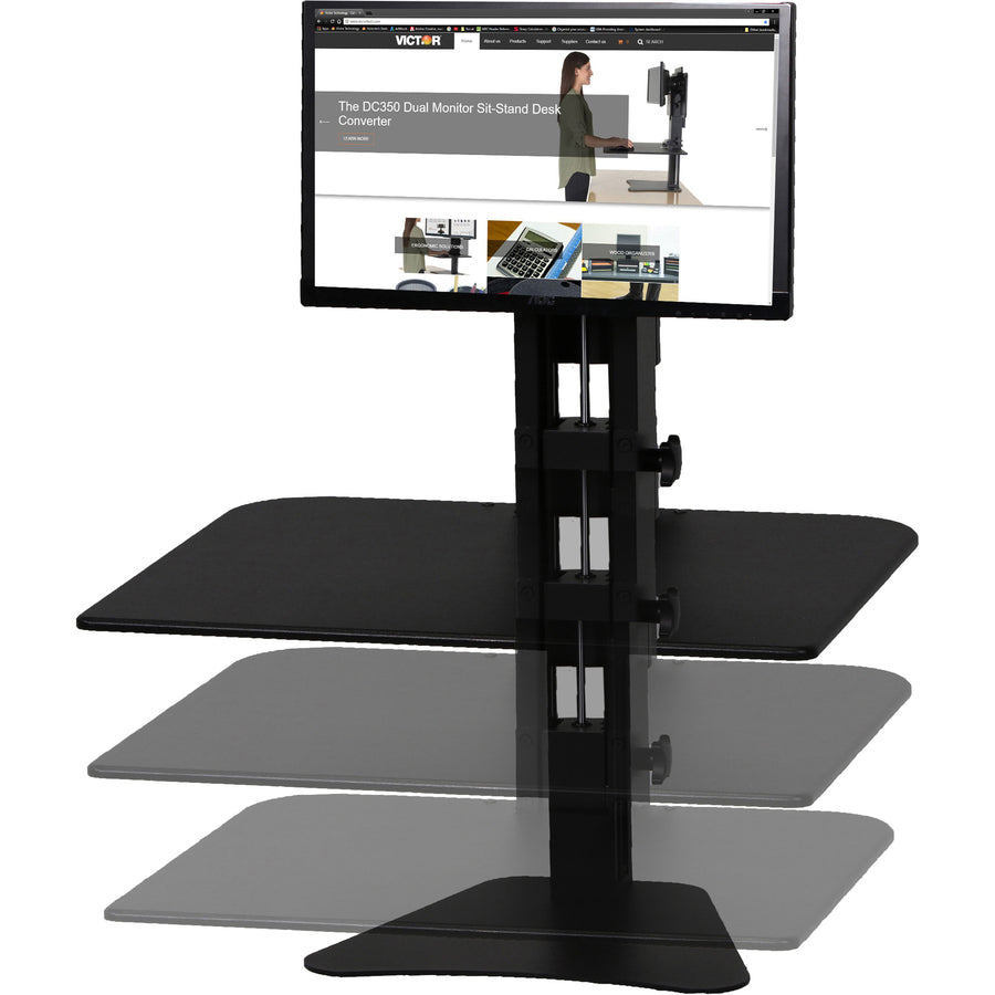 Victor High Rise Sit-Stand Desk Converter - DC300